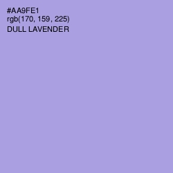 #AA9FE1 - Dull Lavender Color Image