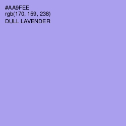 #AA9FEE - Dull Lavender Color Image
