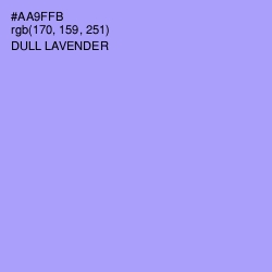 #AA9FFB - Dull Lavender Color Image