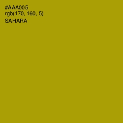 #AAA005 - Sahara Color Image