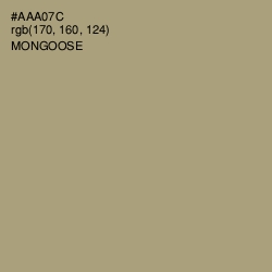 #AAA07C - Mongoose Color Image