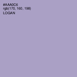 #AAA0C6 - Logan Color Image