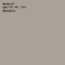 #AAA197 - Bronco Color Image