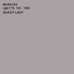#AAA1A5 - Shady Lady Color Image