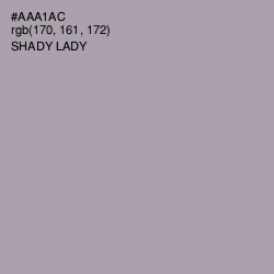 #AAA1AC - Shady Lady Color Image
