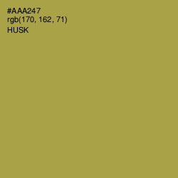 #AAA247 - Husk Color Image