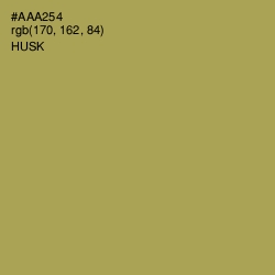 #AAA254 - Husk Color Image