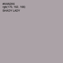 #AAA2A6 - Shady Lady Color Image