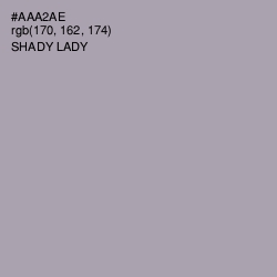 #AAA2AE - Shady Lady Color Image