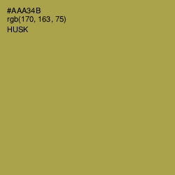 #AAA34B - Husk Color Image