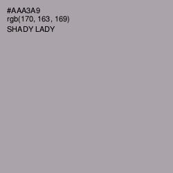#AAA3A9 - Shady Lady Color Image