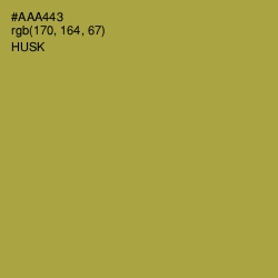 #AAA443 - Husk Color Image