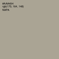#AAA494 - Napa Color Image