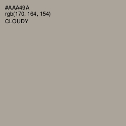 #AAA49A - Cloudy Color Image