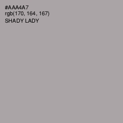 #AAA4A7 - Shady Lady Color Image