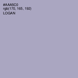 #AAA5C0 - Logan Color Image