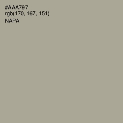 #AAA797 - Napa Color Image