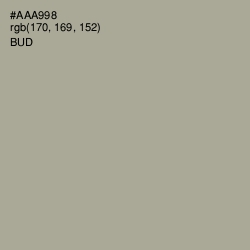 #AAA998 - Bud Color Image