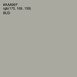 #AAA99F - Bud Color Image