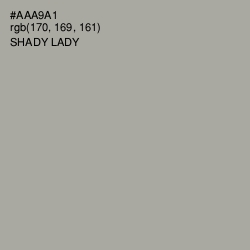 #AAA9A1 - Shady Lady Color Image