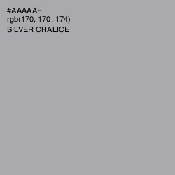 #AAAAAE - Silver Chalice Color Image