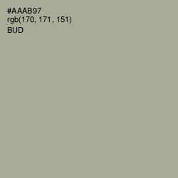#AAAB97 - Bud Color Image