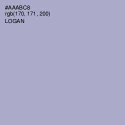 #AAABC8 - Logan Color Image