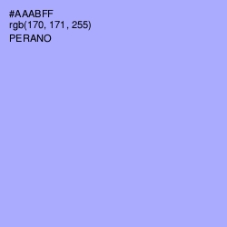 #AAABFF - Perano Color Image