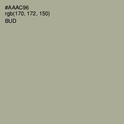#AAAC96 - Bud Color Image
