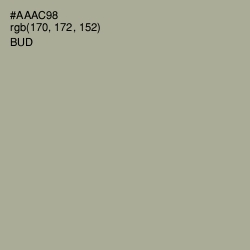 #AAAC98 - Bud Color Image