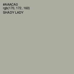 #AAACA0 - Shady Lady Color Image