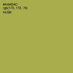 #AAAD4C - Husk Color Image