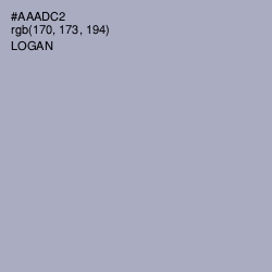 #AAADC2 - Logan Color Image
