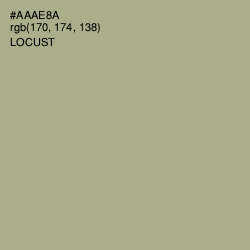 #AAAE8A - Locust Color Image