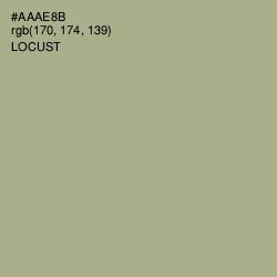 #AAAE8B - Locust Color Image