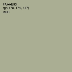 #AAAE93 - Bud Color Image