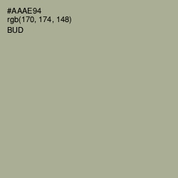 #AAAE94 - Bud Color Image