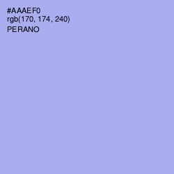 #AAAEF0 - Perano Color Image