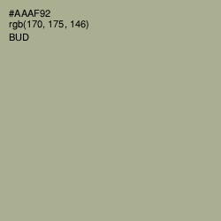 #AAAF92 - Bud Color Image