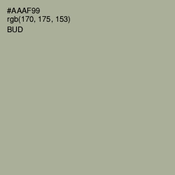 #AAAF99 - Bud Color Image