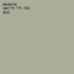 #AAAF9C - Bud Color Image