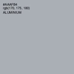 #AAAFB4 - Aluminium Color Image