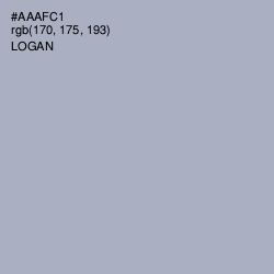 #AAAFC1 - Logan Color Image