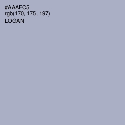 #AAAFC5 - Logan Color Image