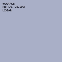#AAAFC8 - Logan Color Image