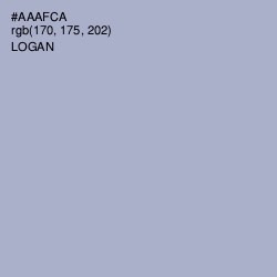 #AAAFCA - Logan Color Image