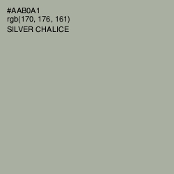 #AAB0A1 - Silver Chalice Color Image