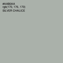 #AAB0AA - Silver Chalice Color Image