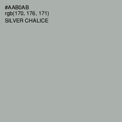 #AAB0AB - Silver Chalice Color Image