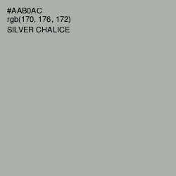 #AAB0AC - Silver Chalice Color Image